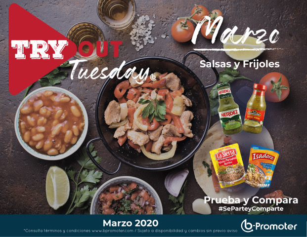 Salsas y Frijoles /#SeParteyComparte Try Out Tuesday