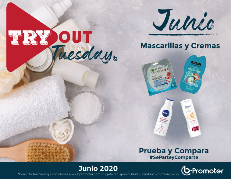 Mascarillas & Cremas /#SeParteyComparte Try Out Tuesday 
